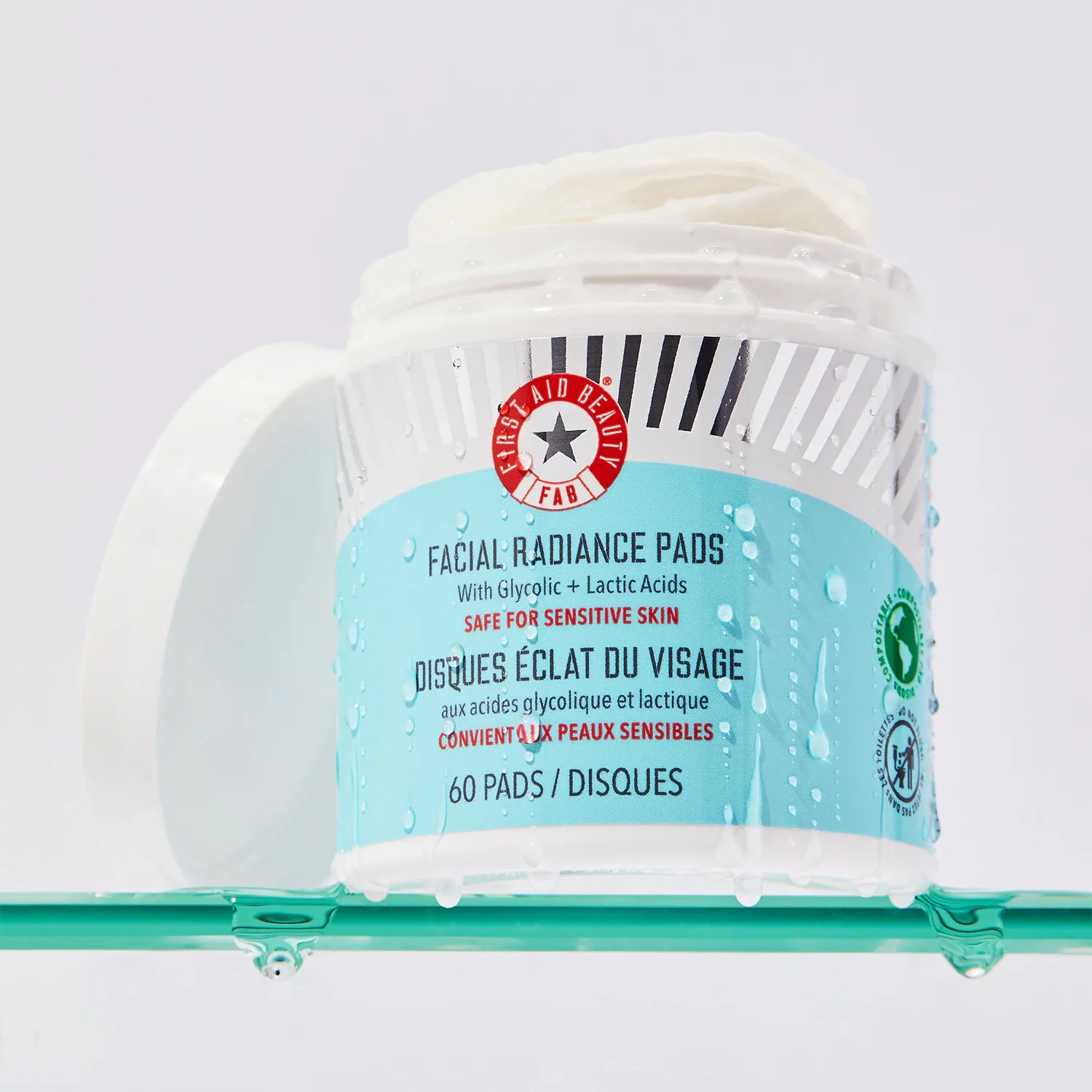facial radiance pads - glikolik + laktik asitli işıltı verici yüz pedleri