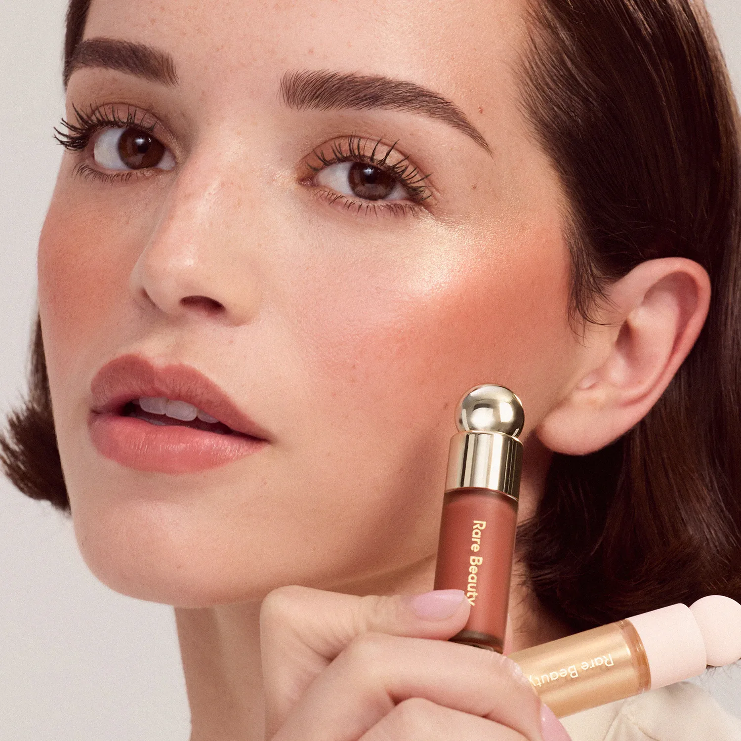 warm radiance mini blush & luminizer duo – mini allık ve aydınlatıcı ikilisi