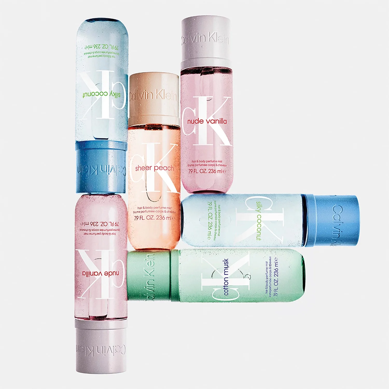 ck nude vanilla - hair & body perfume mist