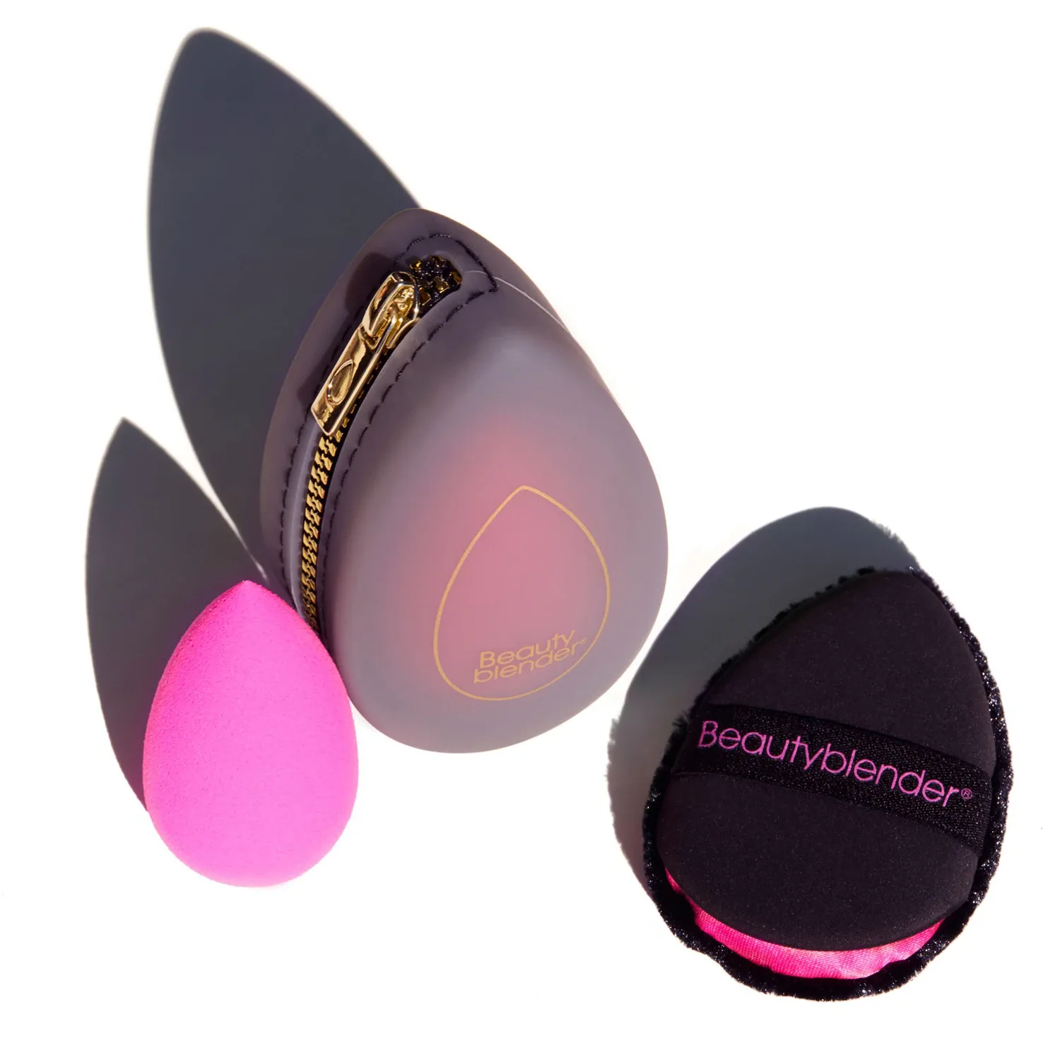 midnight blend & blur set - makyaj süngeri, puf ve seyahat kılıfı