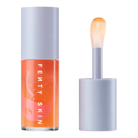 fenty treatz - kuru dudaklar için jojoba yağı i̇çeren nemlendirici dudak yağı