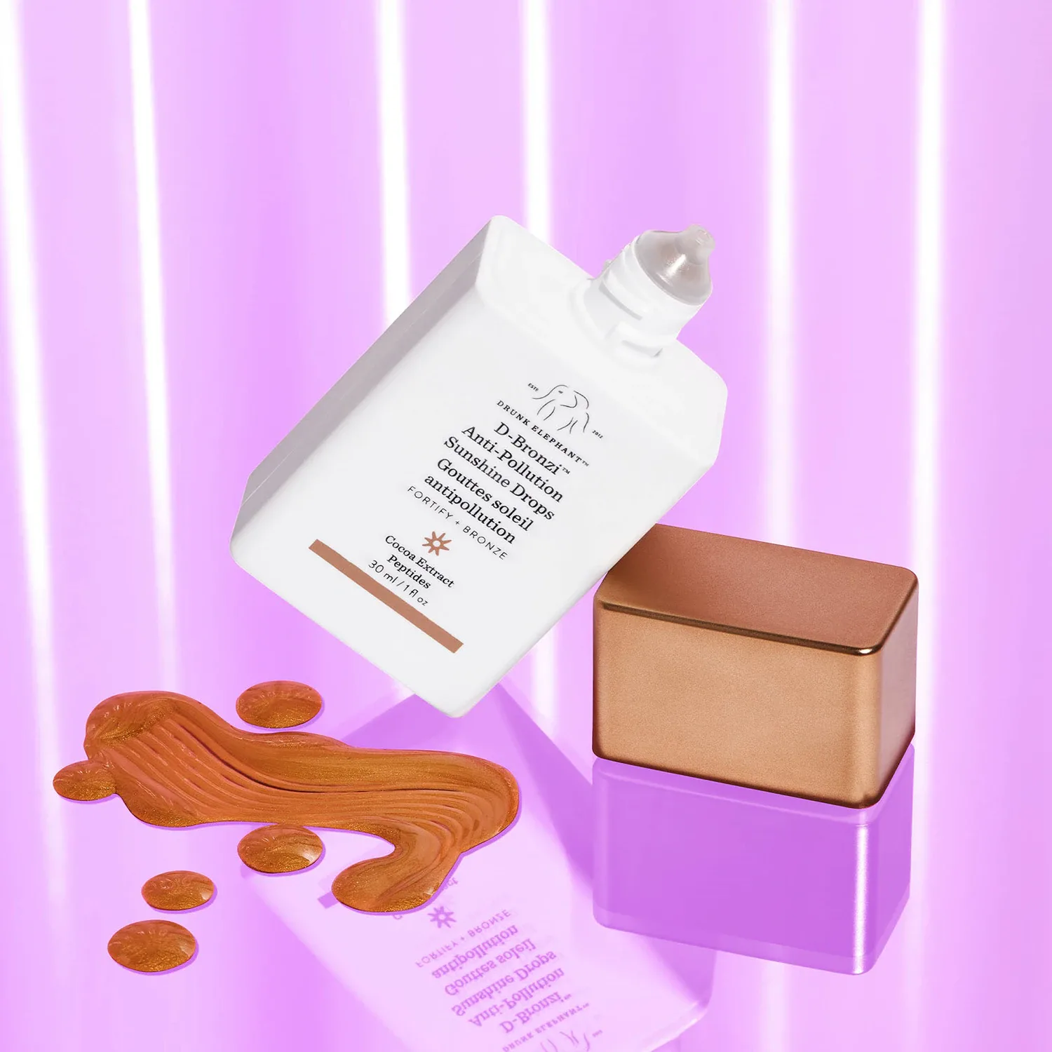 d-bronzi - peptid i̇çeren antioksidan etkili bronzluk veren serum