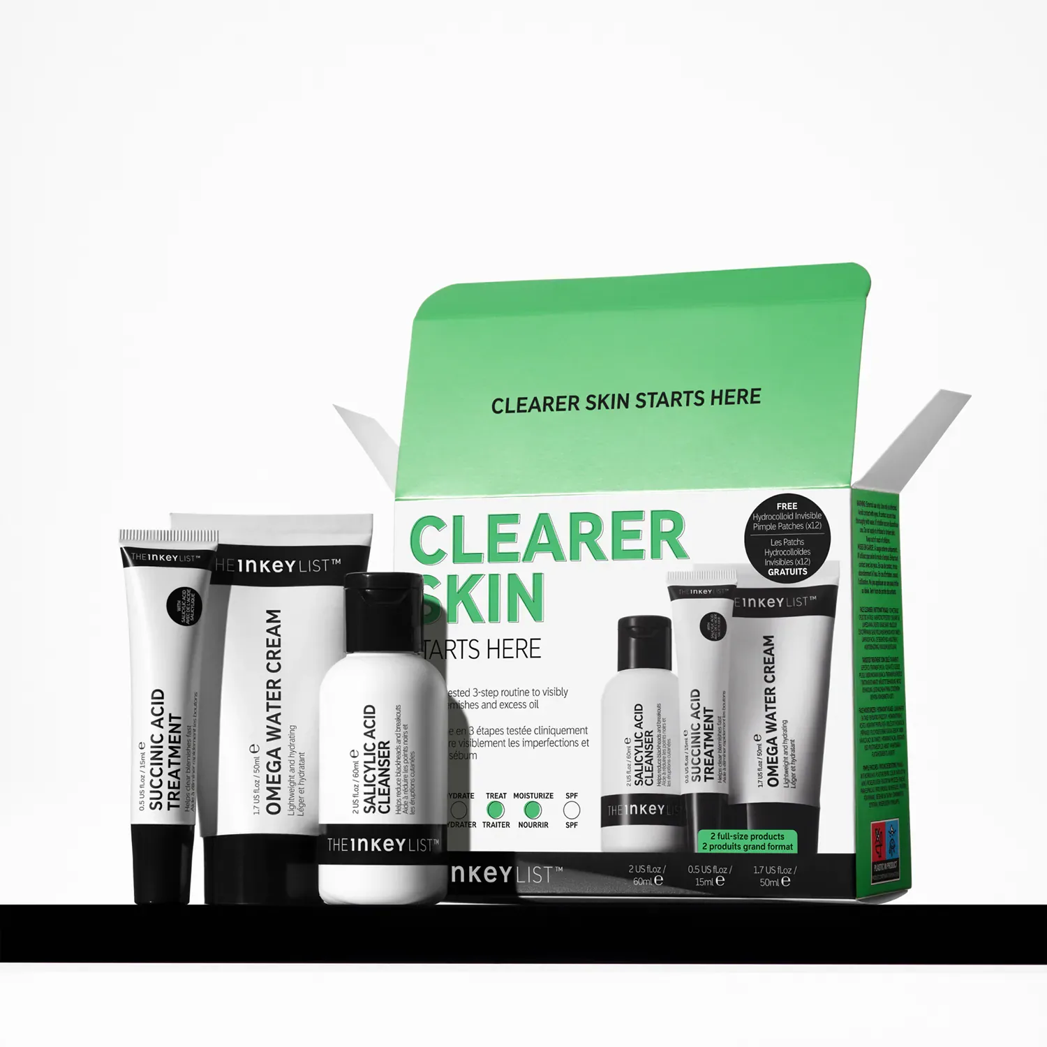 clearer skin starts here - kusursuzluk giderici bakım seti