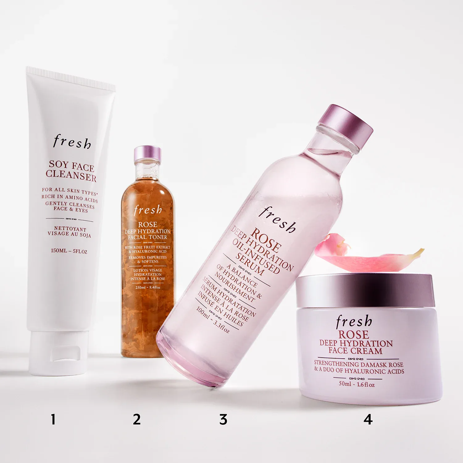 rose face cream - gül ve hyaluronik asit içeren nemlendirici yüz bakımı