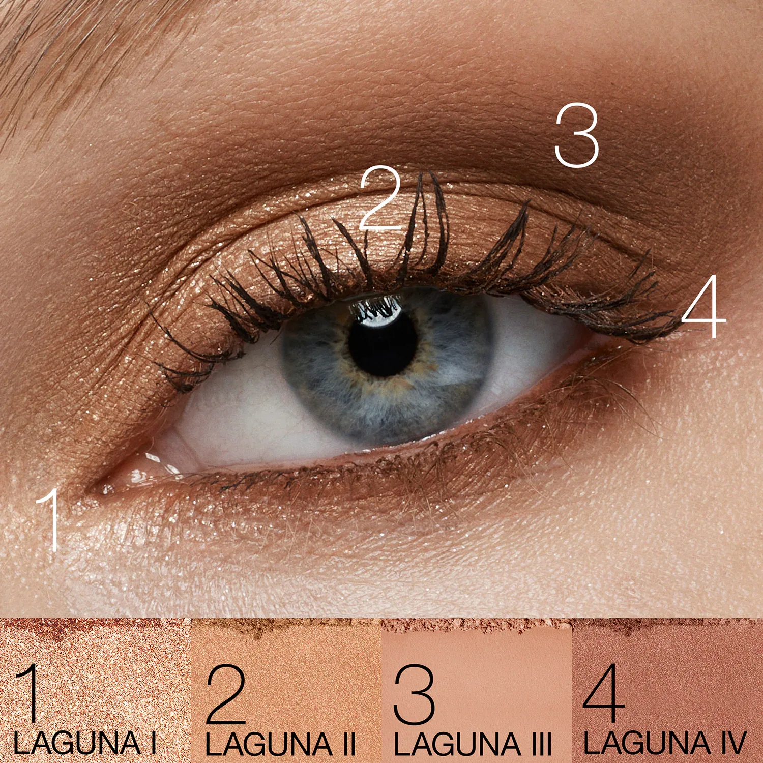 quad eyeshadow - göz farı paleti