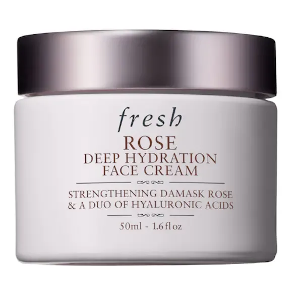 rose face cream - gül ve hyaluronik asit içeren nemlendirici yüz bakımı
