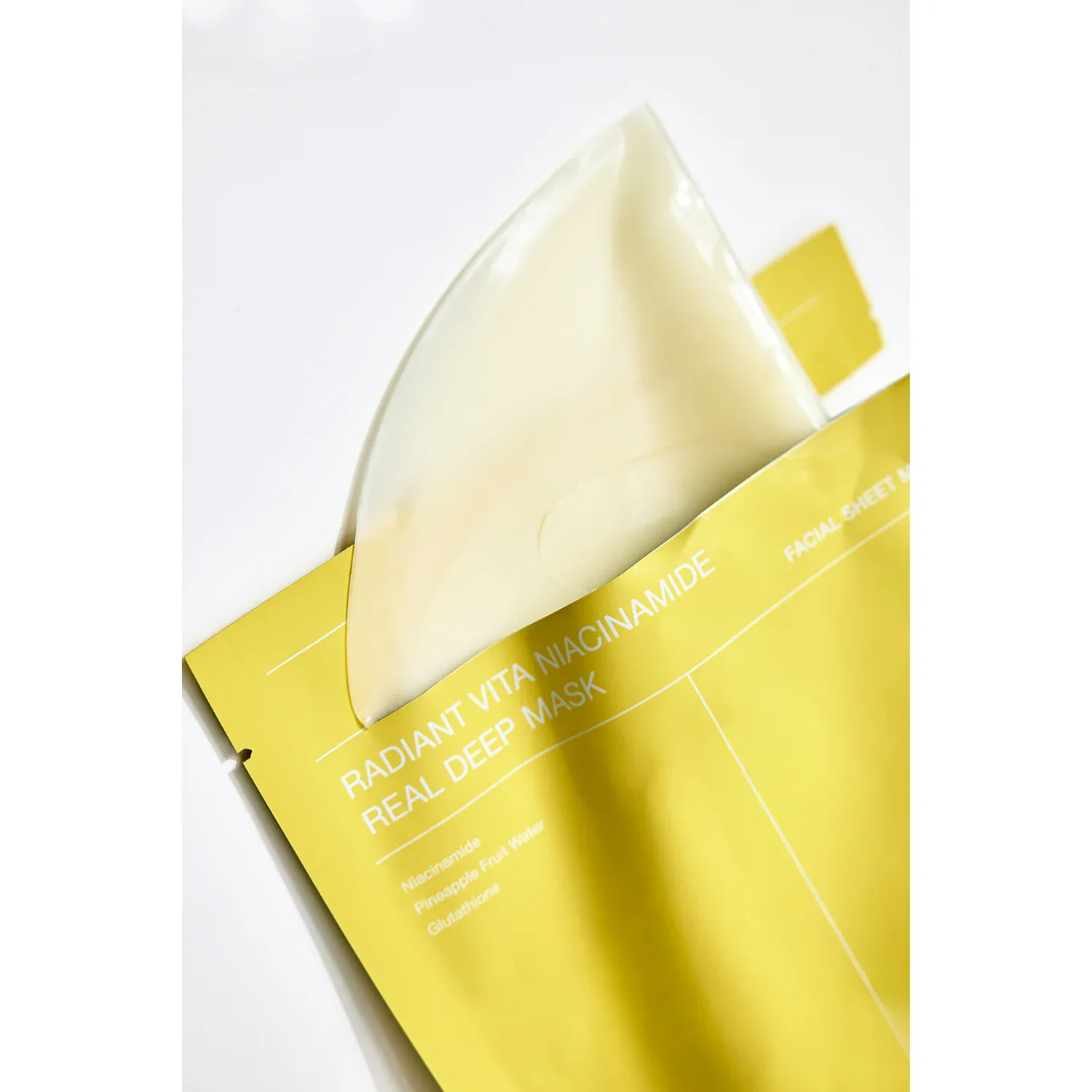 radiant vita niacinamide real deep mask - aydınlatıcı ve eşitleyici maske