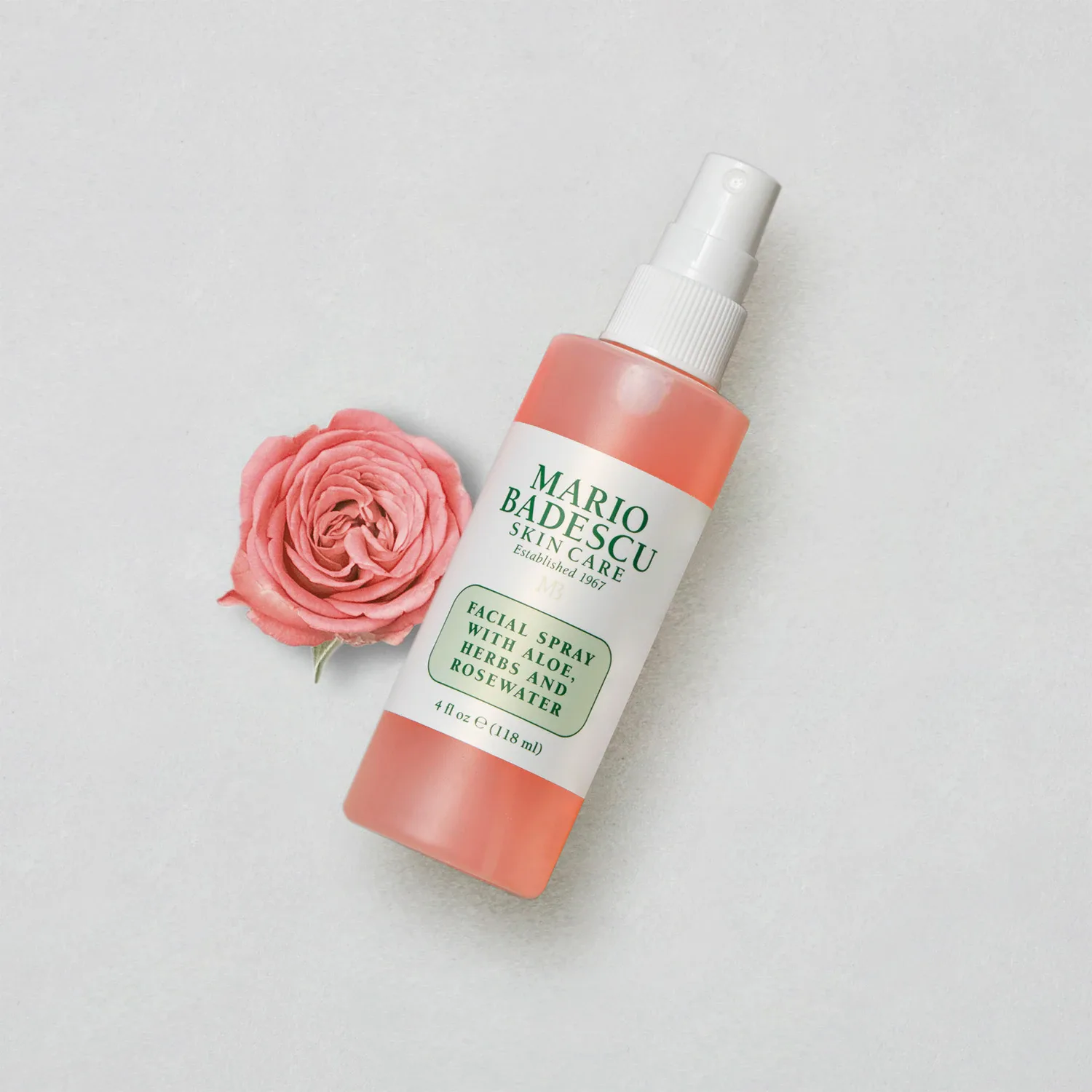 facial spray with aloe, herbs and rosewater