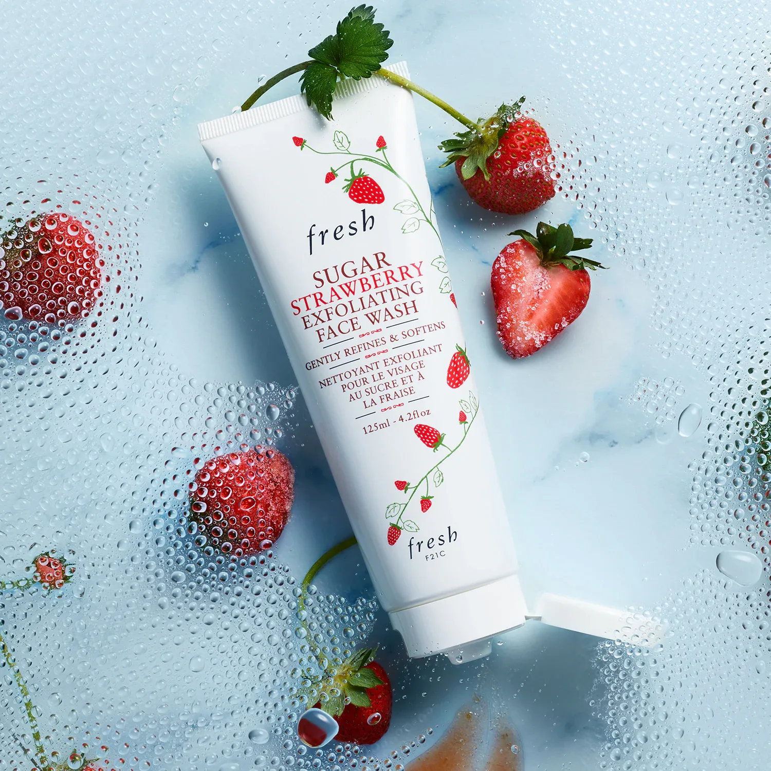 sugar strawberry - cilt temizleyici & yumuşak peeling