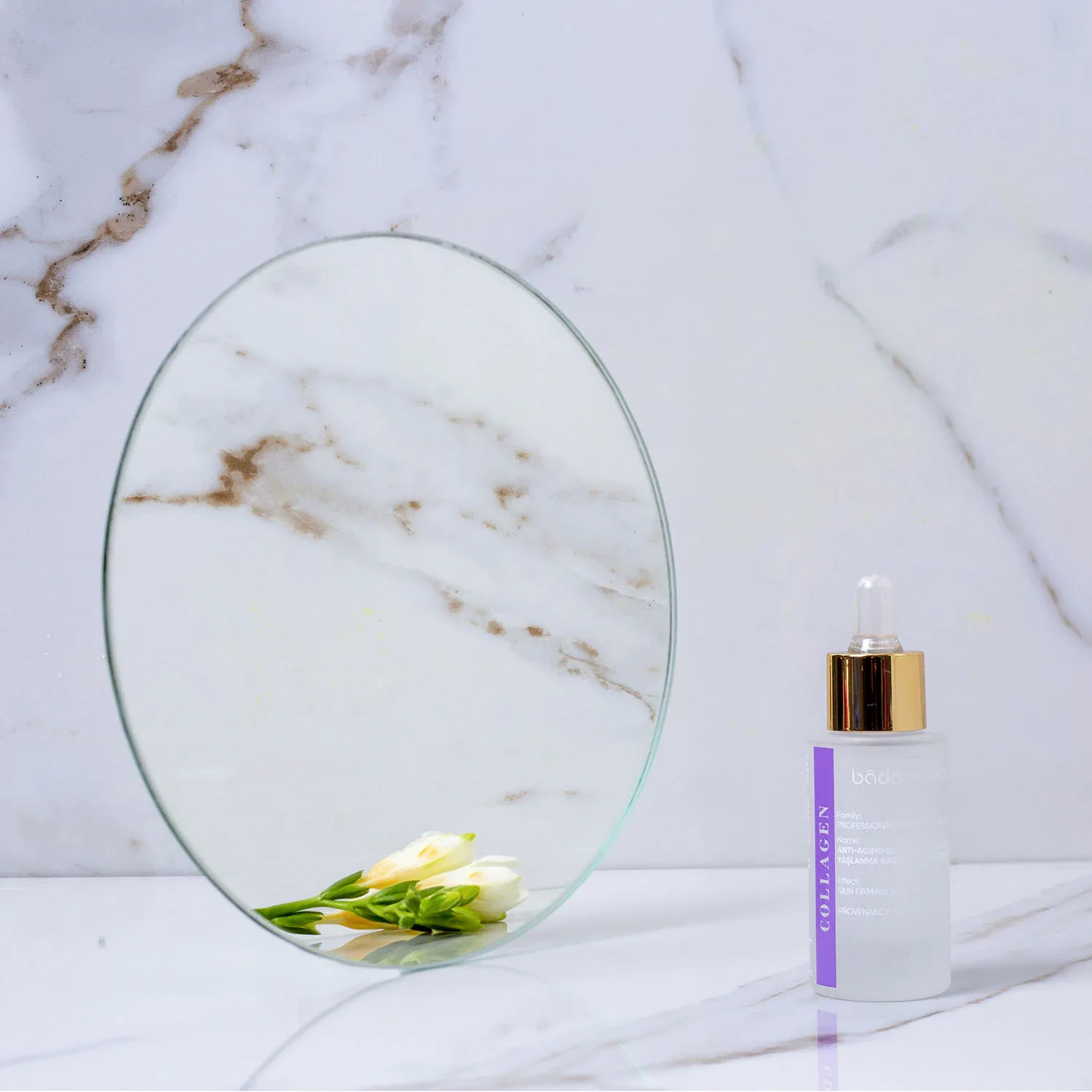 yaşlanma karşıtı bitkisel kolajen serum - cilt sıkılaştırıcı ve sarkma karşıtı