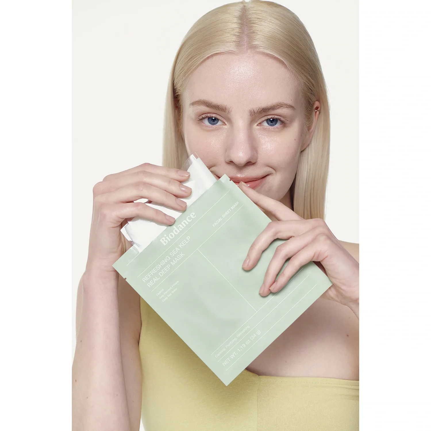refreshing sea kelp real deep mask - yatıştırıcı ve arındırıcı maske