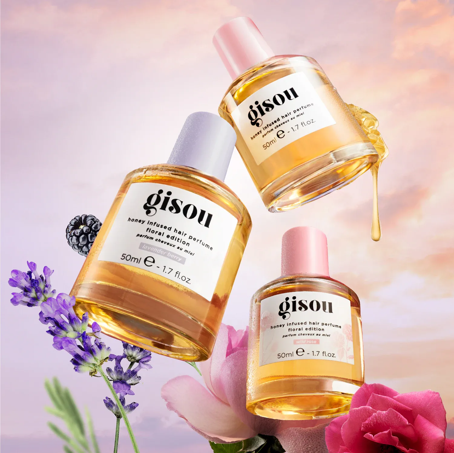 honey infused hair perfume - wildflower honey