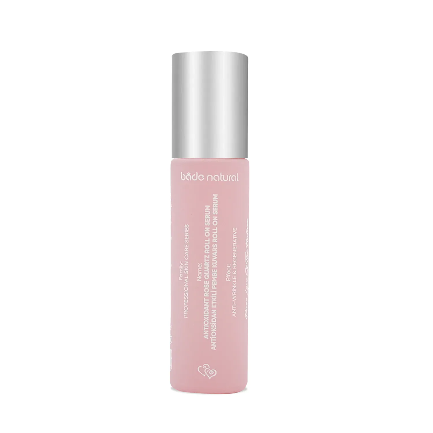 kırışıklık karşıtı ve yenileyici antioksidan etkili pembe kuvars roll on serum