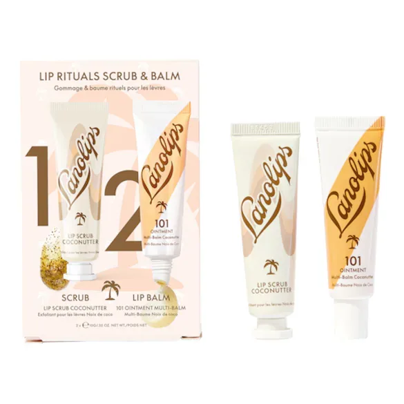 lip rituals scrub & balm coconutter - dudak bakımı