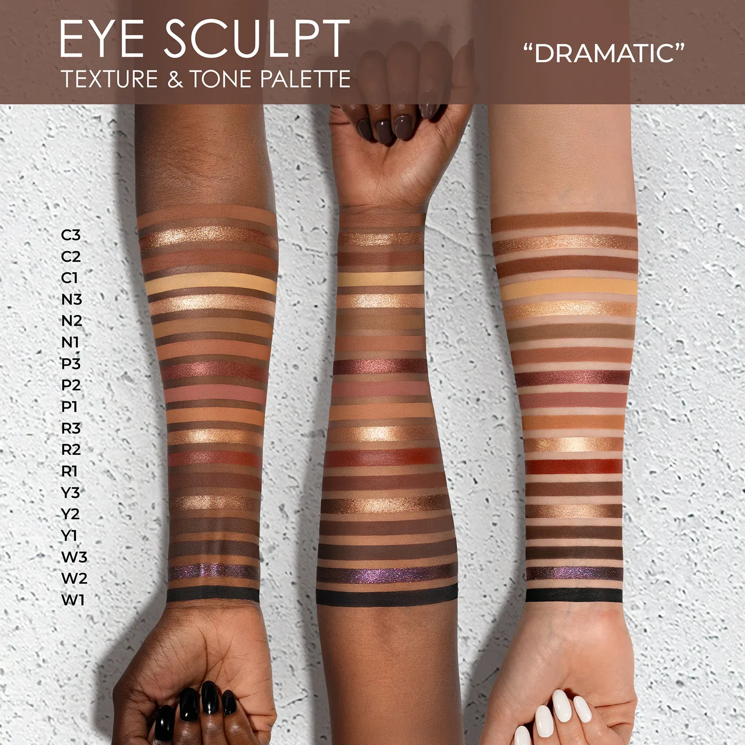 eye sculpt texture and tone paleti - far paleti