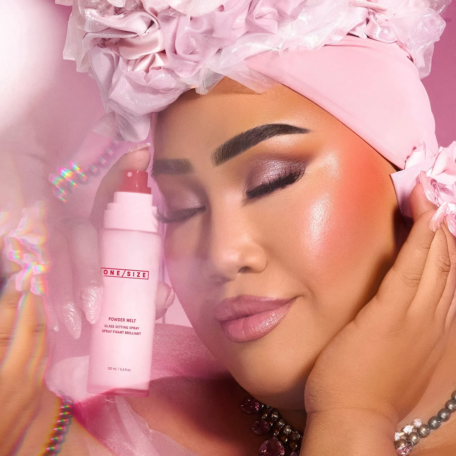 powder melt - parlak sabitleyici sprey