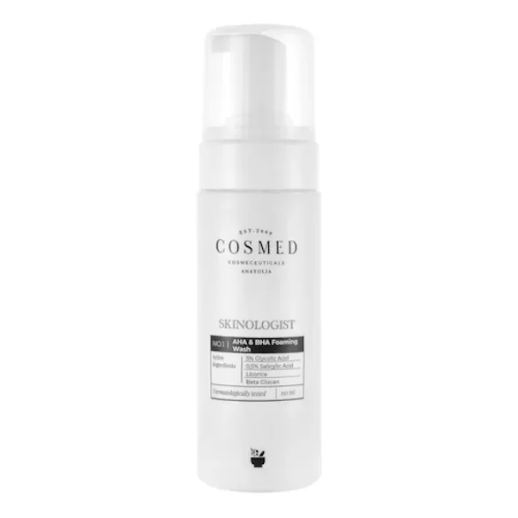 aha & bha foaming wash