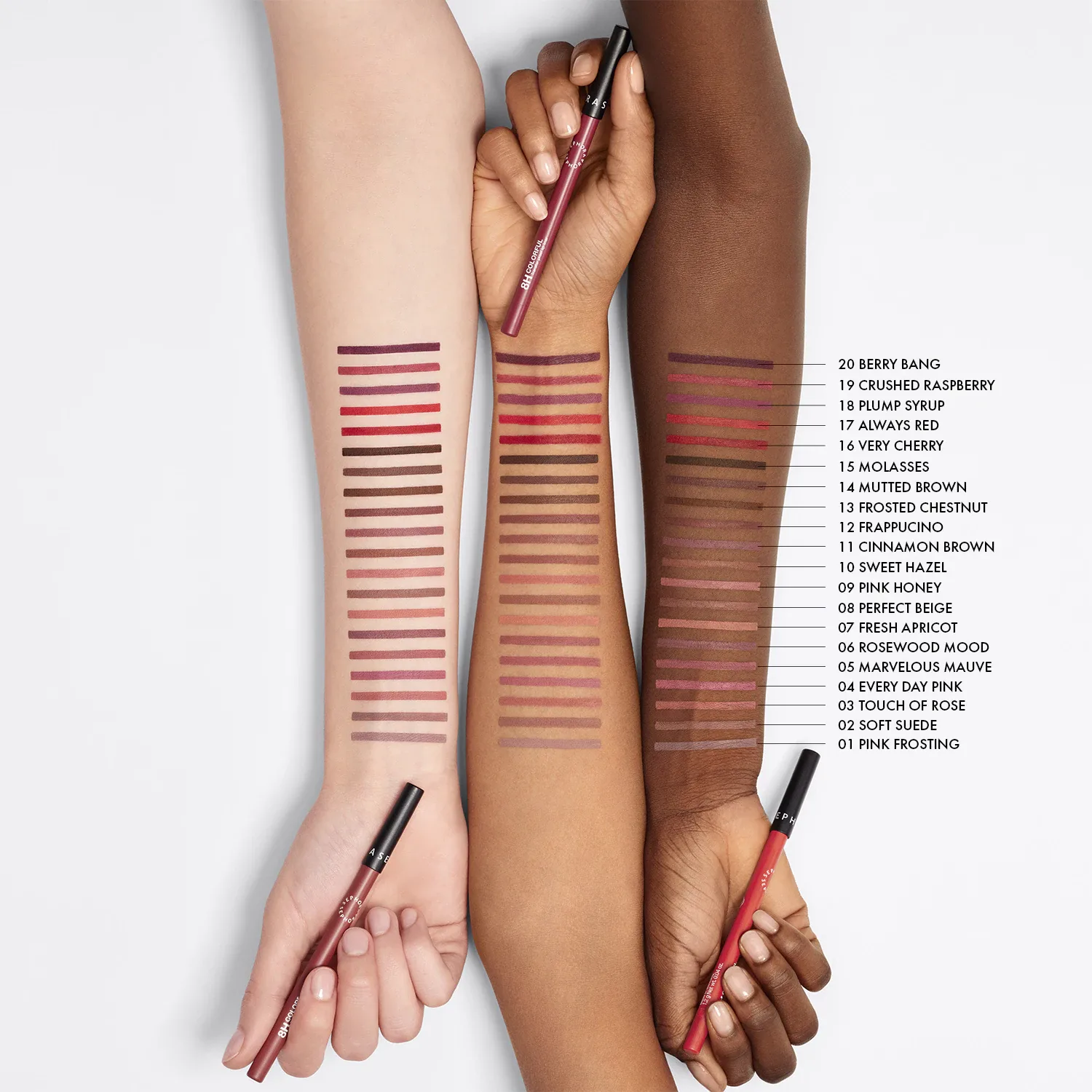 8hr colorful lip liner - bulaşmayan dudak kalemi