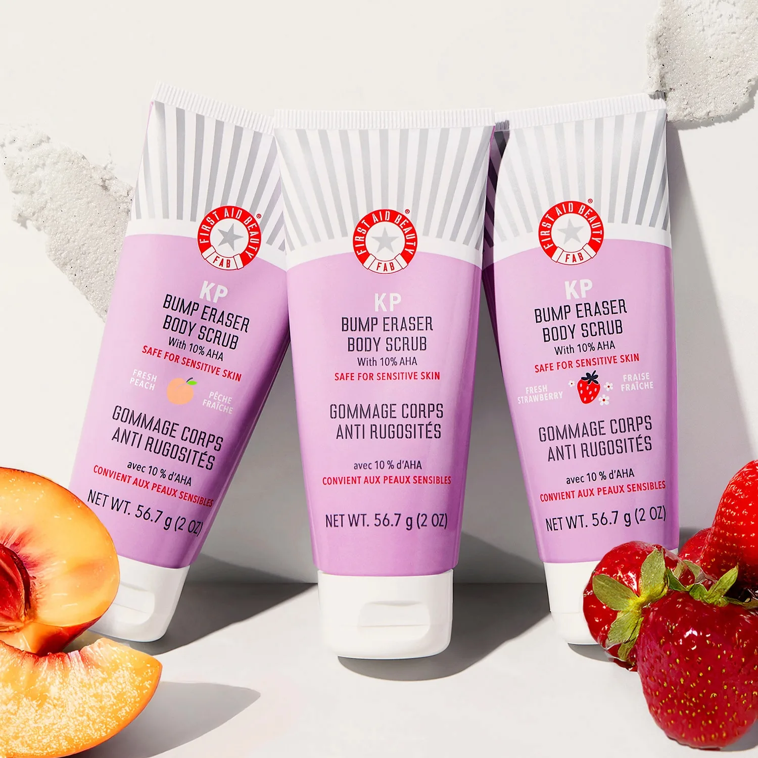 smooth + juicy scrub kit - keratosis pilaris için vücut peeling kiti