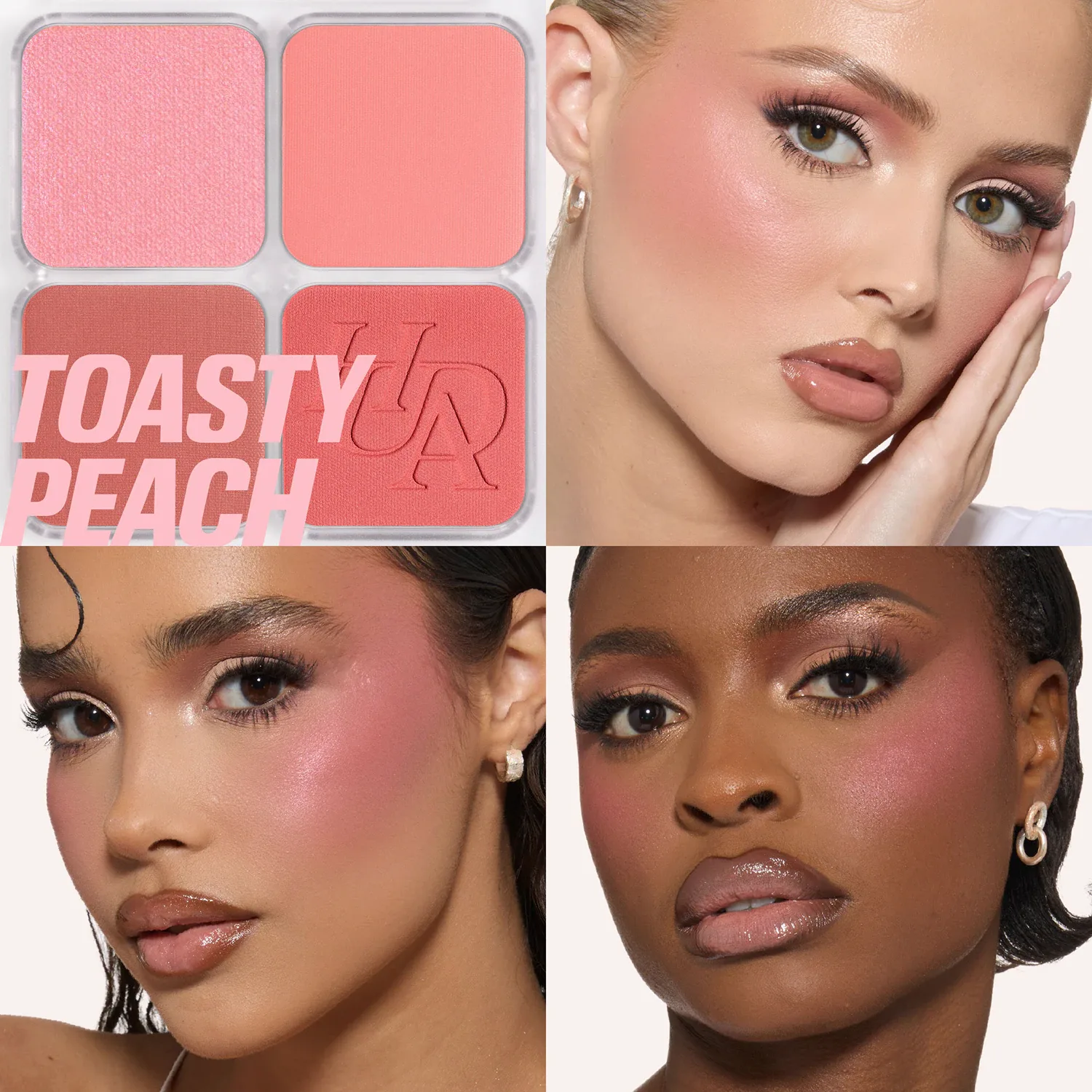 blush filter blurring blushlighters palette - allık ve aydınlatıcı paleti