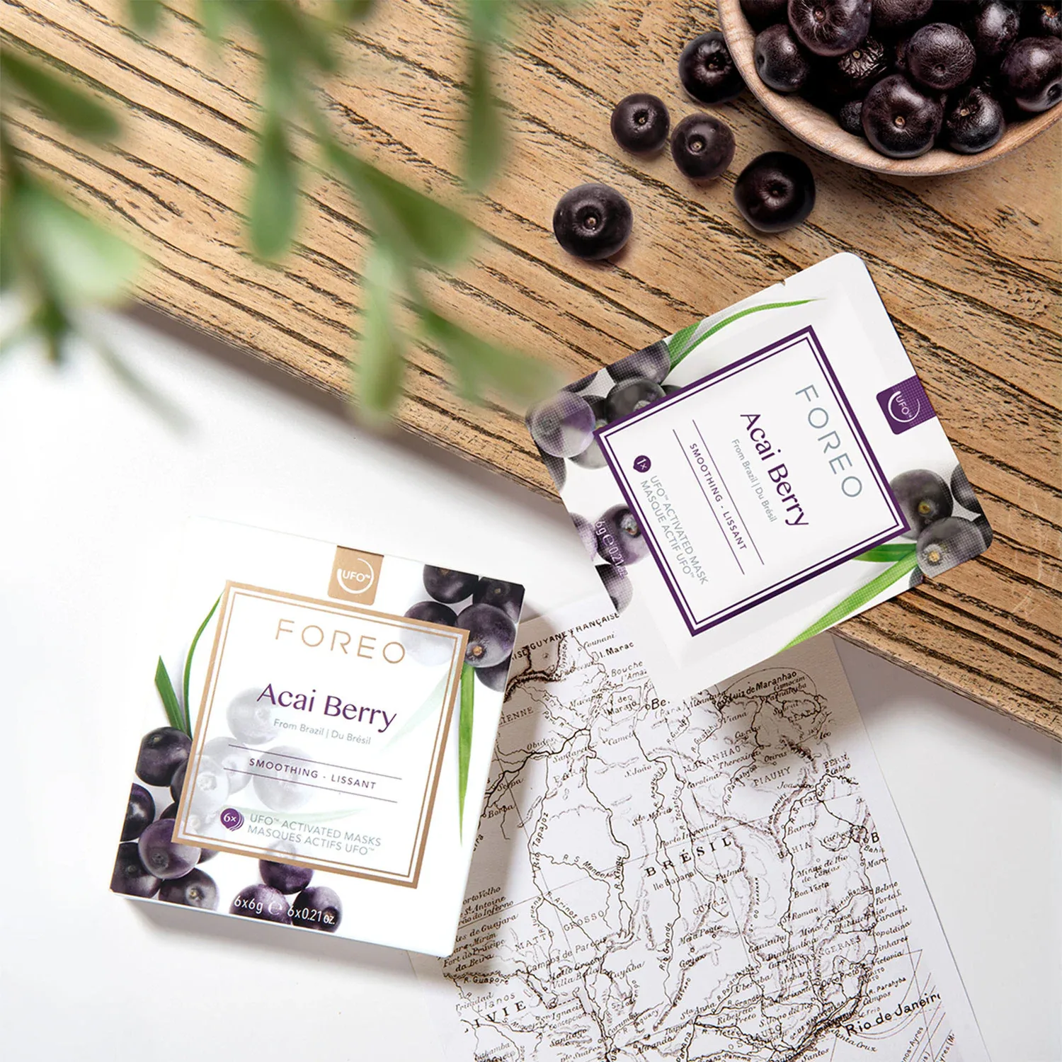 ufo™ mask acai berry - pürüzsüzleştirici 6'lı aktif maske