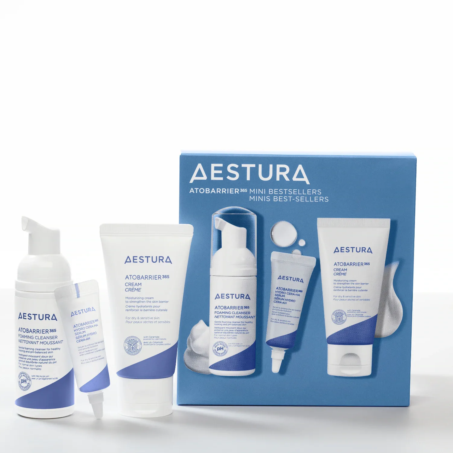 atobarrier365 bestseller kit - hassas ciltler i̇çin mini yüz bakım seti