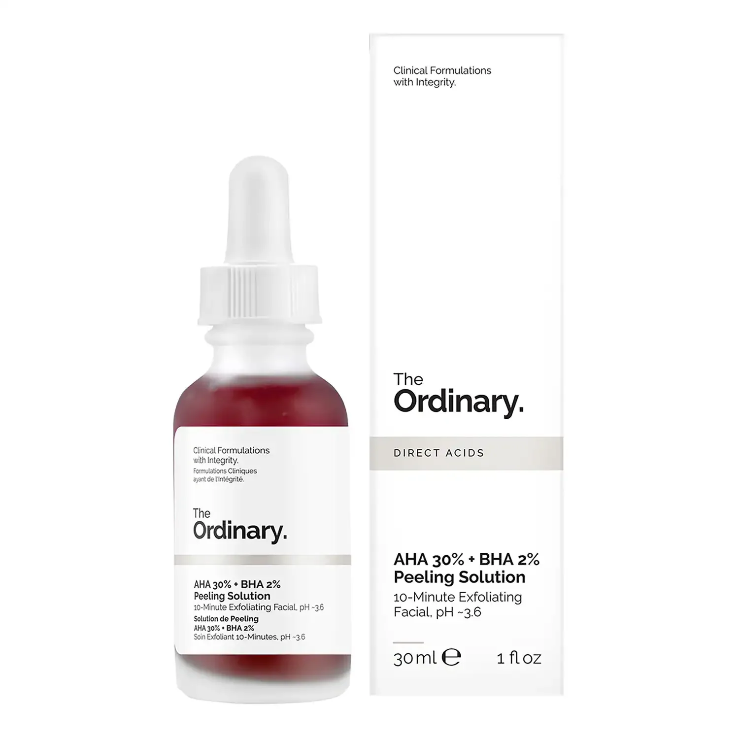 aha 30% + bha 2% peeling solution - aydınlık cilt görünümüne yardımcı peeling