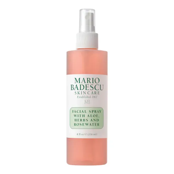 facial spray with aloe, herbs and rosewater