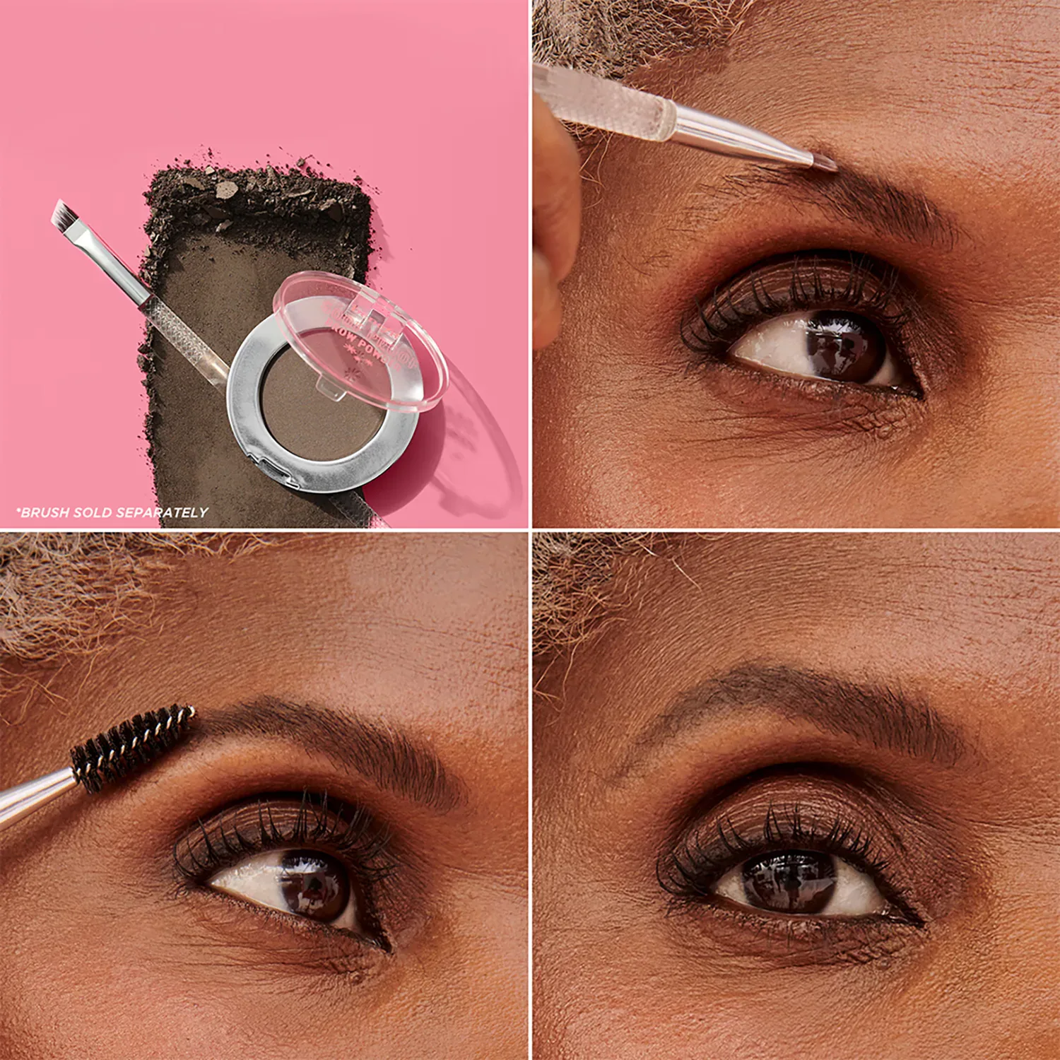 goof proof brow powder - pratik kaş makyajı için kaş pudrası