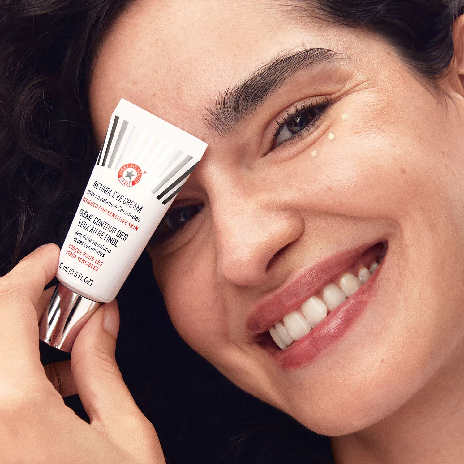retinol eye cream - retinol + skualen + seramidler içeren göz çevresi kremi