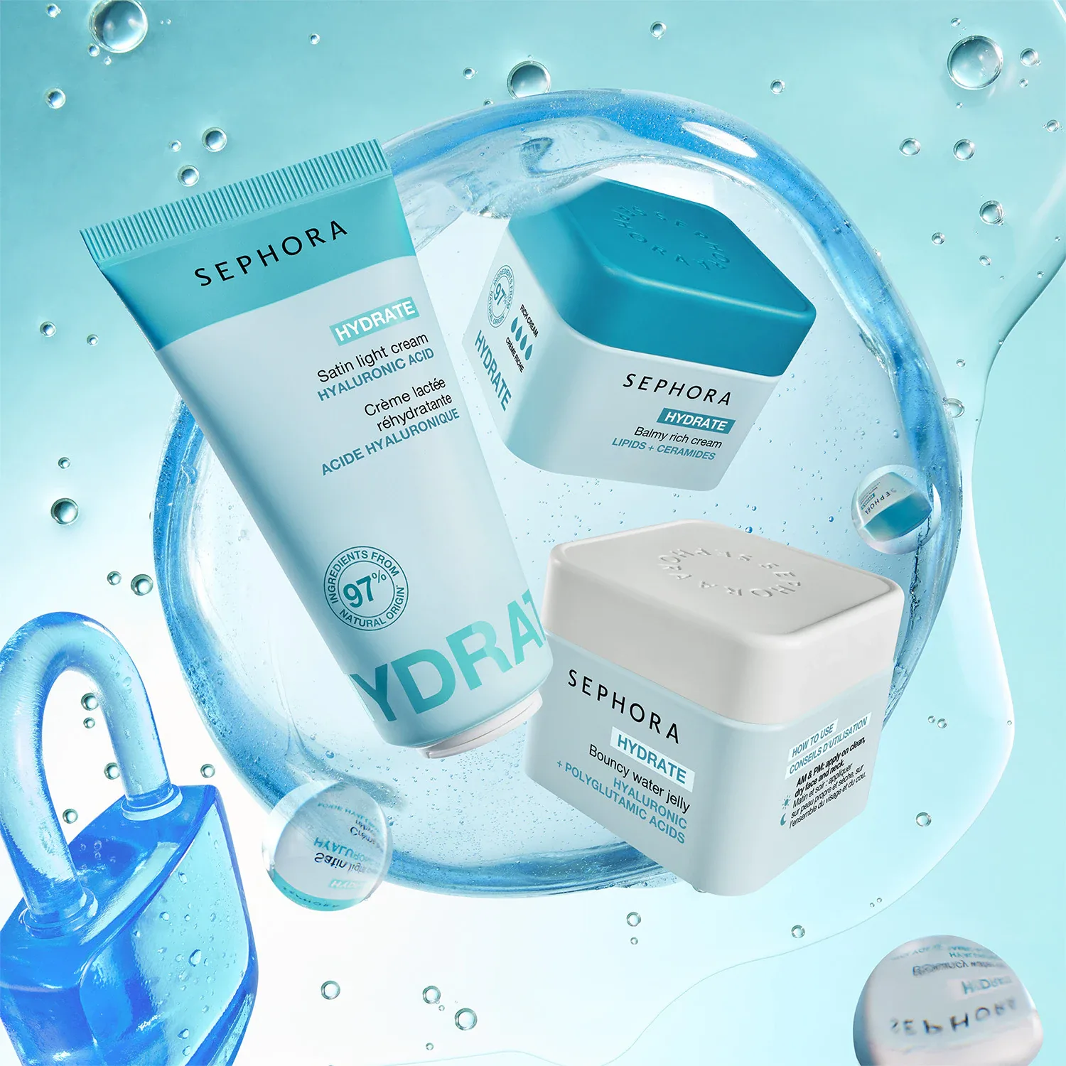 hydrate - hyaluronik + poliglutamik asit içeren bouncy water jelly