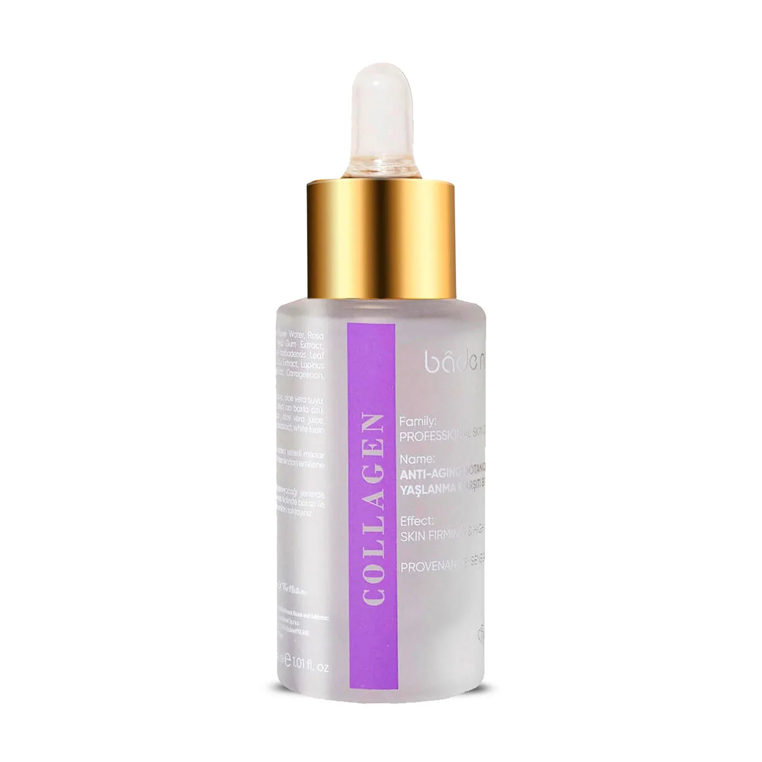 yaşlanma karşıtı bitkisel kolajen serum - cilt sıkılaştırıcı ve sarkma karşıtı